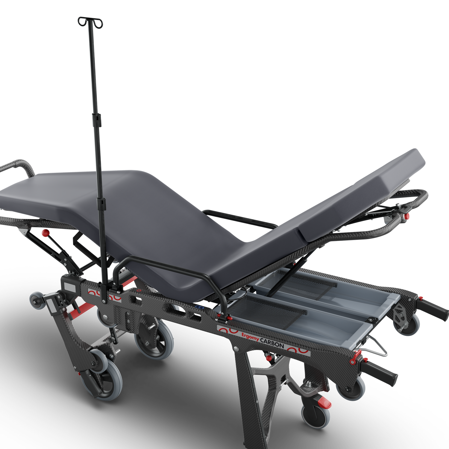 Ergomy Carbon main stretcher with optional accessories