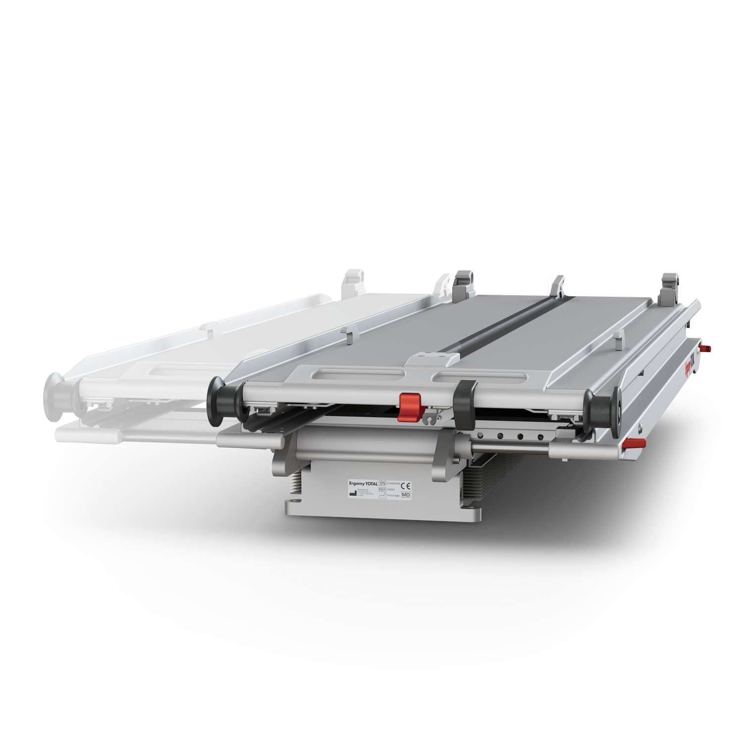 Ergomy Total stretcher loading systems sideways adjustments