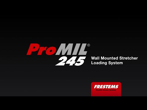 Product video about Frestems ProMIL 245 wall mounted stretcher loading system